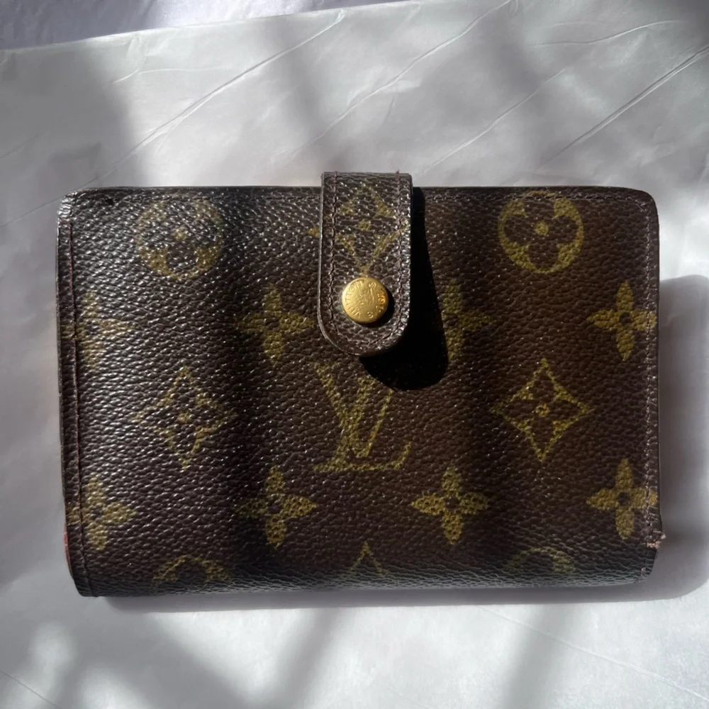 Louis Vuitton Monogram Porte Monnaie Billet Viennois Kisslock Wallet MI1001 - Picture 1 of 16